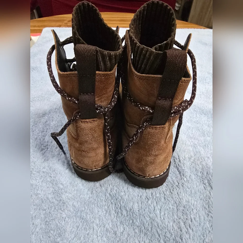 For Women The North Face Brown Lace Up Boots for Outdoor Adventures - Picture 10 of 15